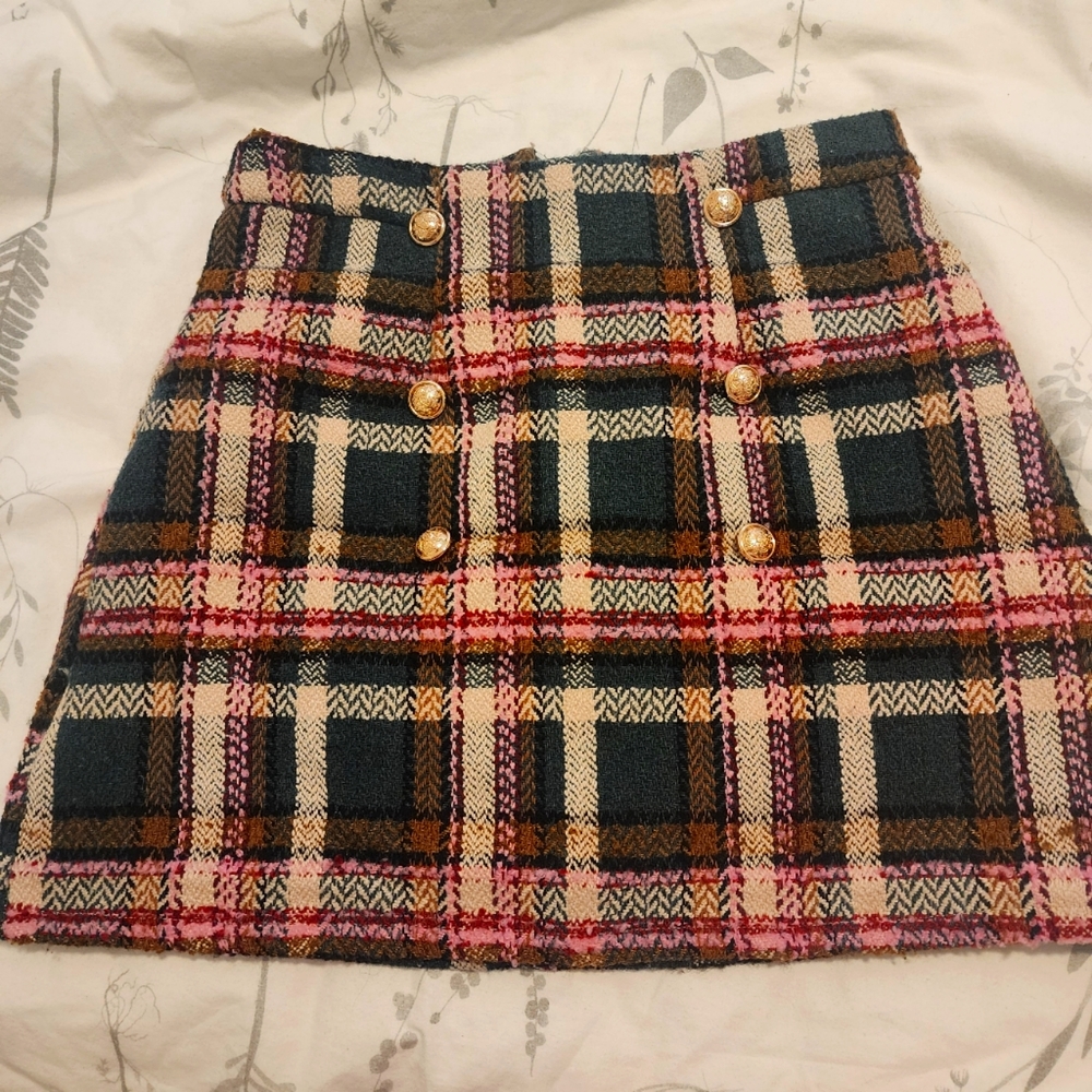 Women tweed skort